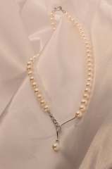Gümüş Gerçek İnci Kolye Bileklik Küpe Set Classic Serisi 701